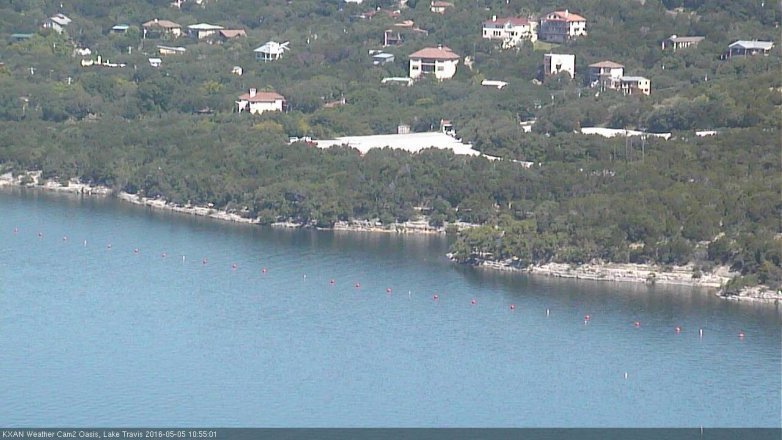 Lake Travis webcam, May 5, 2016 10:05 AM CT