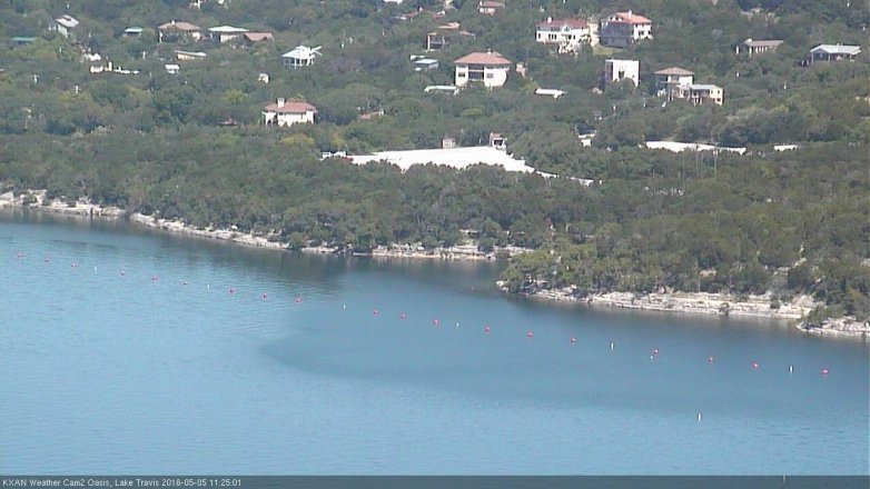 Lake Travis webcam, May 5, 2016 10:40 AM CT
