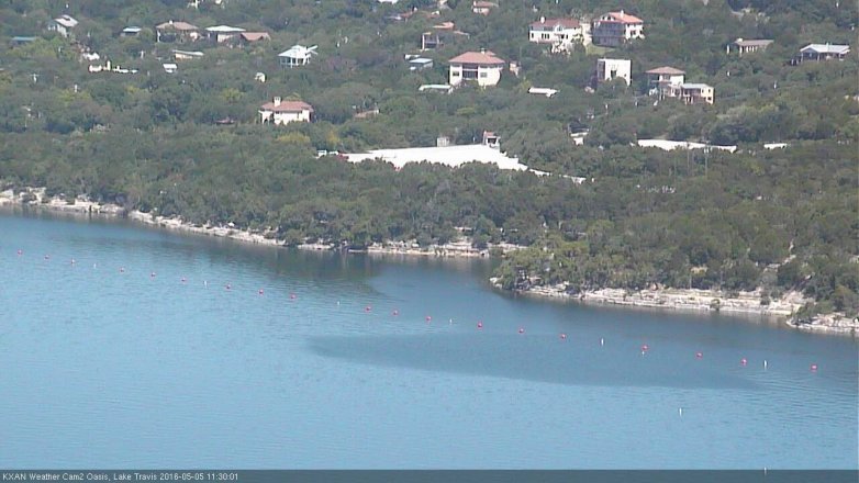 Lake Travis webcam, May 5, 2016 10:50 AM CT