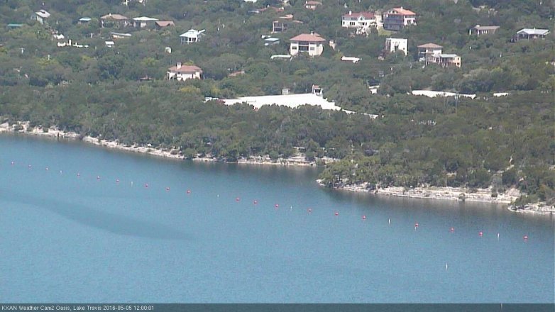 Lake Travis webcam, May 5, 2016 11:15 AM CT