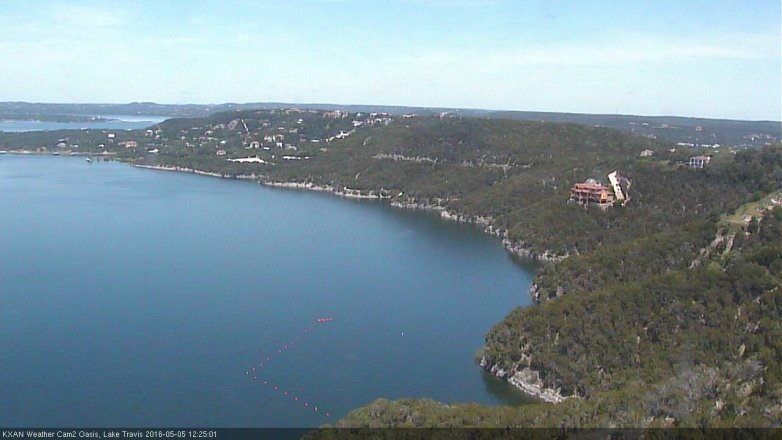 Lake Travis webcam, May 5, 2016 11:55 AM CT