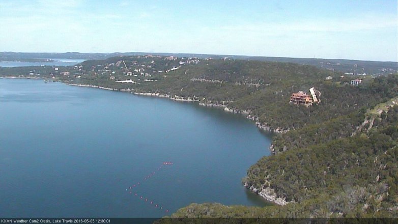 Lake Travis webcam, May 5, 2016 12:00 PM CT