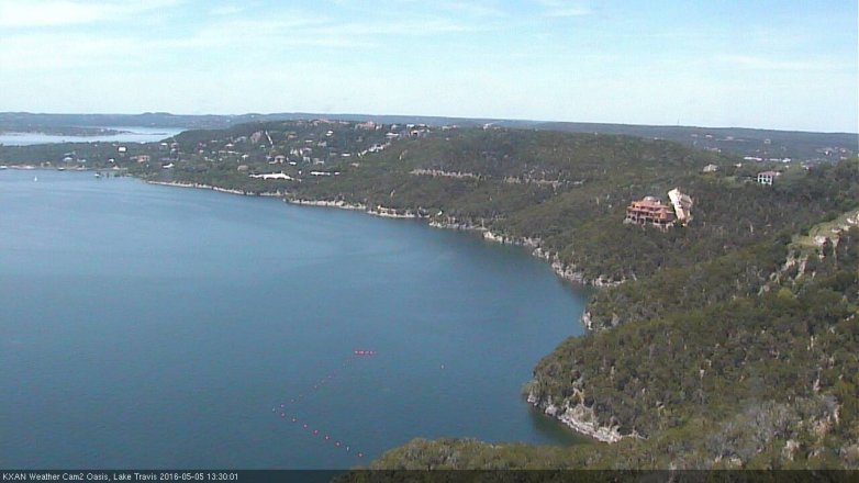 Lake Travis webcam, May 5, 2016 12:40 PM CT