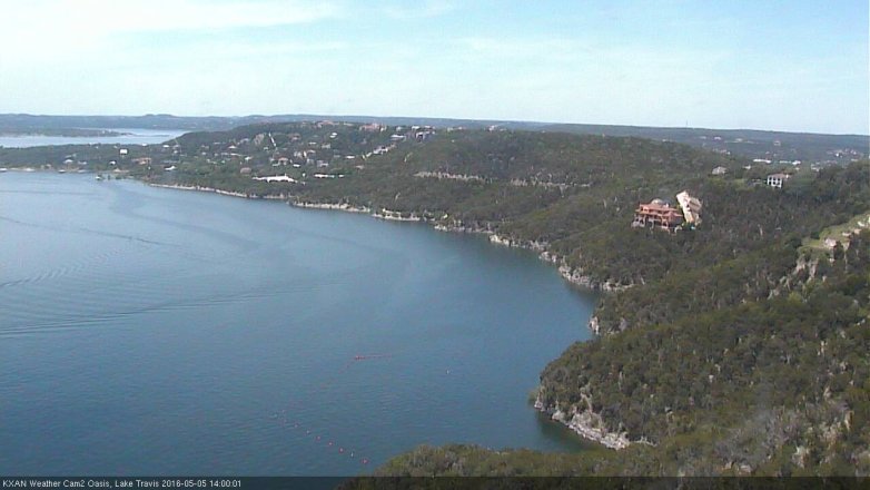 Lake Travis webcam, May 5, 2016 1:05 PM CT