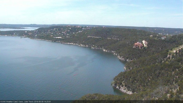 Lake Travis webcam, May 5, 2016 1:50 PM CT