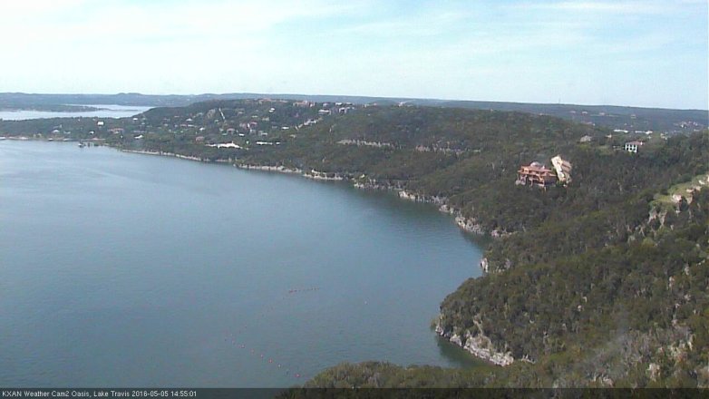 Lake Travis webcam, May 5, 2016 2:15 PM CT
