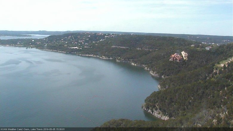 Lake Travis webcam, May 5, 2016 2:35 PM CT