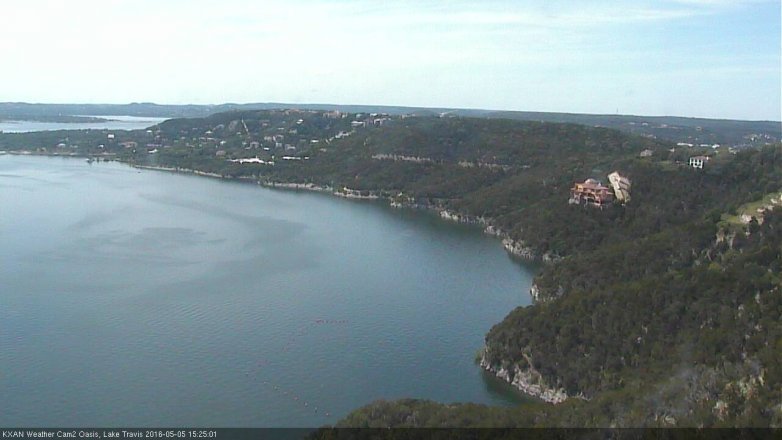 Lake Travis webcam, May 5, 2016 2:45 PM CT
