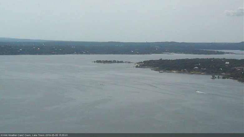 Lake Travis webcam, May 5, 2016 3:15 PM CT