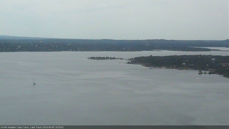 Lake Travis webcam, May 5, 2016 3:40 PM CT