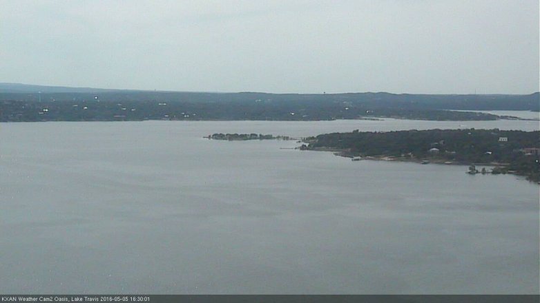 Lake Travis webcam, May 5, 2016 3:50 PM CT