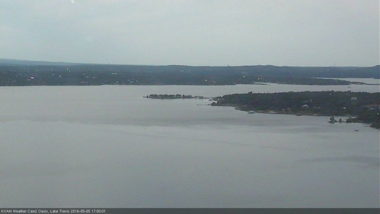 Lake Travis webcam, May 5, 2016 4:25 PM CT