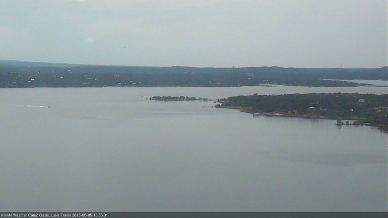 Lake Travis webcam, May 5, 2016 4:30 PM CT