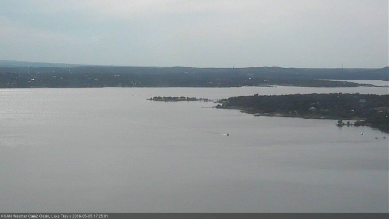 Lake Travis webcam, May 5, 2016 4:35 PM CT