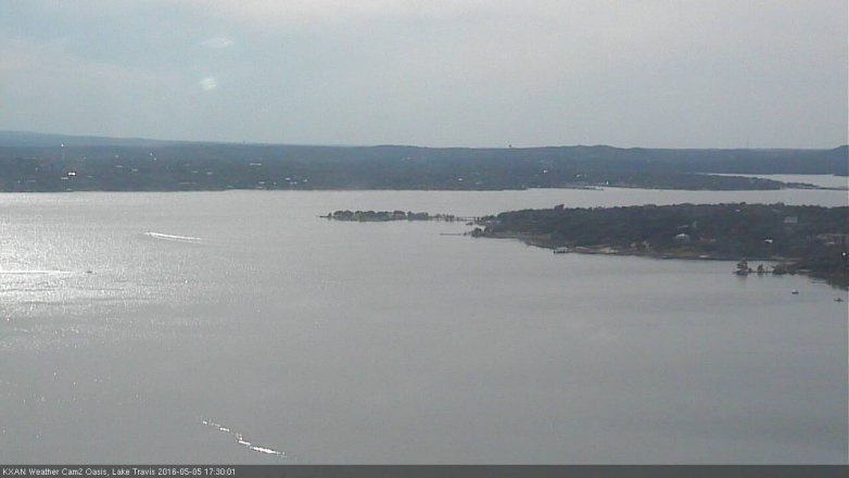Lake Travis webcam, May 5, 2016 4:55 PM CT