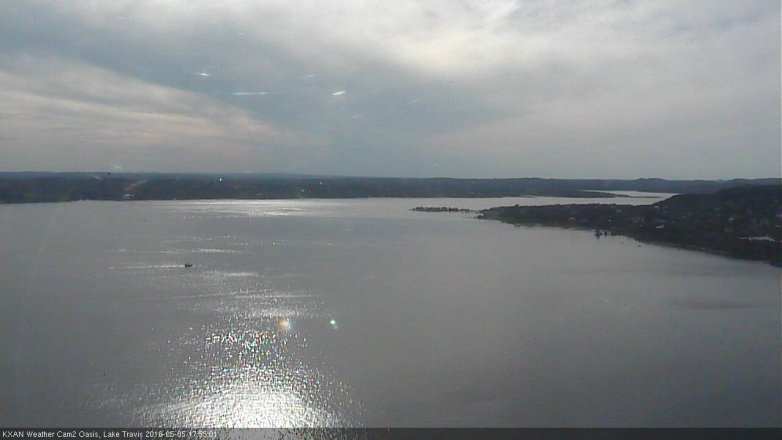 Lake Travis webcam, May 5, 2016 5:20 PM CT
