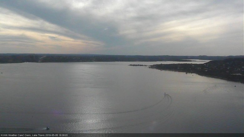 Lake Travis webcam, May 5, 2016 5:50 PM CT