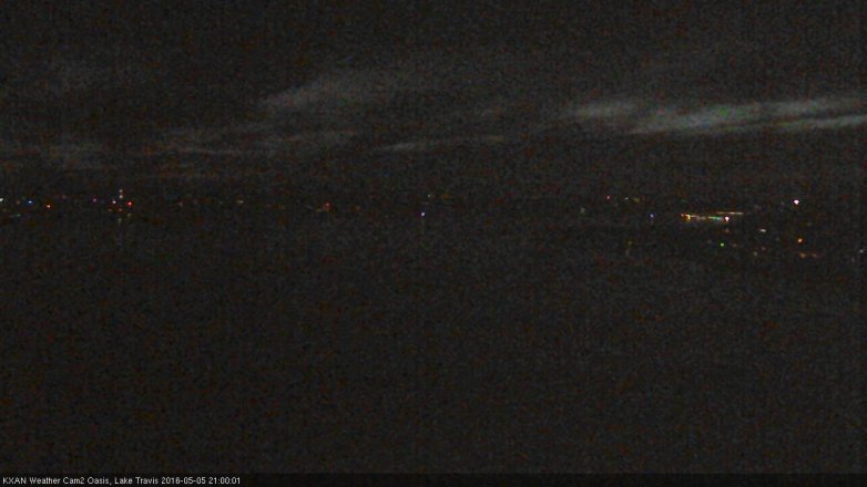 Lake Travis webcam, May 5, 2016 8:10 PM CT