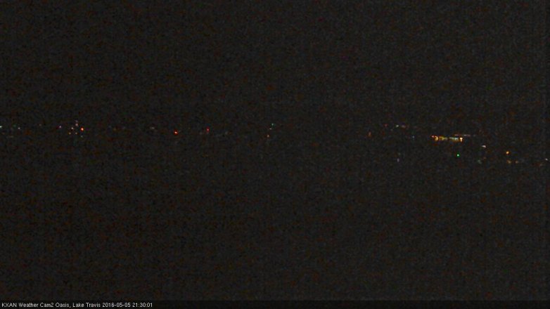 Lake Travis webcam, May 5, 2016 8:45 PM CT