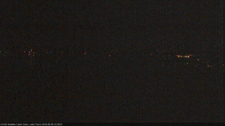 Lake Travis webcam, May 5, 2016 9:35 PM CT
