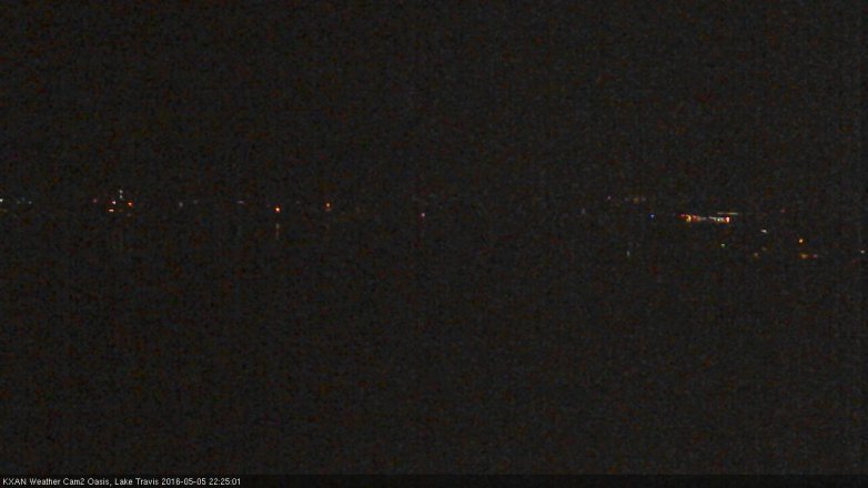 Lake Travis webcam, May 5, 2016 9:40 PM CT