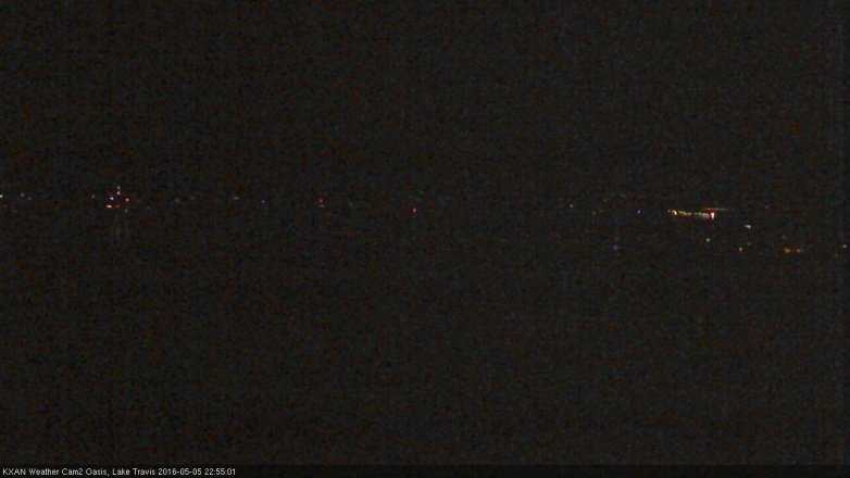 Lake Travis webcam, May 5, 2016 10:15 PM CT