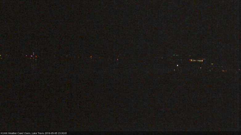 Lake Travis webcam, May 5, 2016 10:50 PM CT