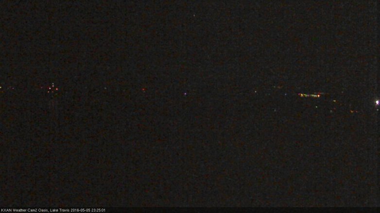 Lake Travis webcam, May 5, 2016 10:55 PM CT