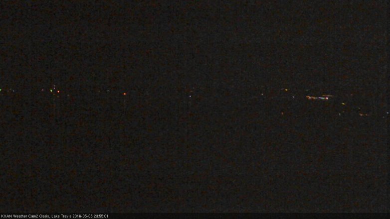 Lake Travis webcam, May 5, 2016 11:20 PM CT