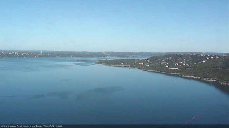 Lake Travis webcam, May 6, 2016 9:25 AM CT
