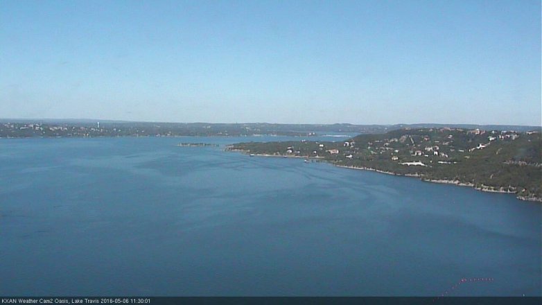 Lake Travis webcam, May 6, 2016 10:40 AM CT