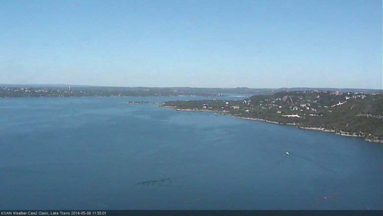 Lake Travis webcam, May 6, 2016 11:25 AM CT