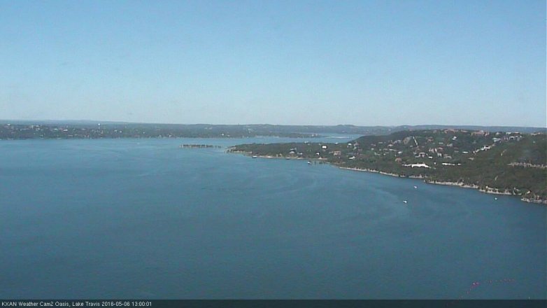 Lake Travis webcam, May 6, 2016 12:20 PM CT