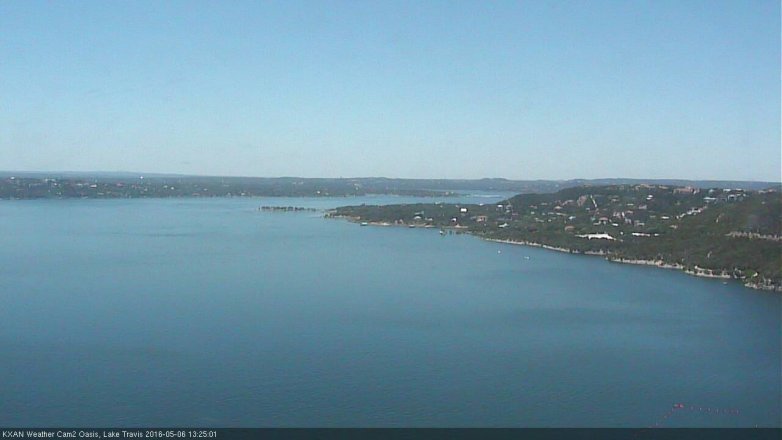 Lake Travis webcam, May 6, 2016 12:35 PM CT