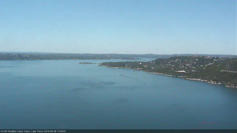 Lake Travis webcam, May 6, 2016 12:40 PM CT