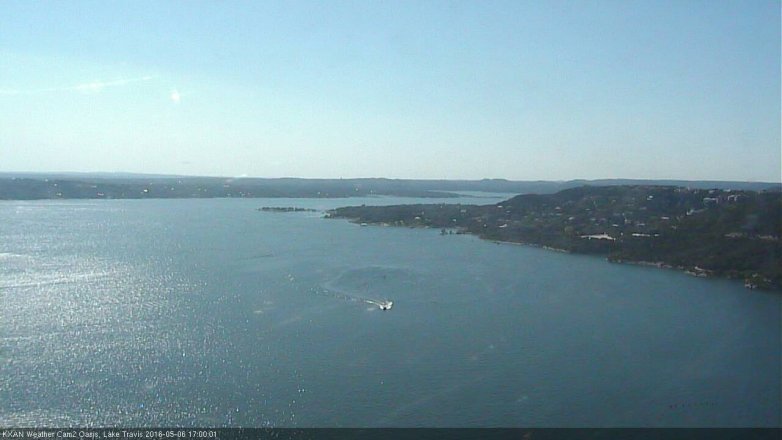 Lake Travis webcam, May 6, 2016 4:25 PM CT