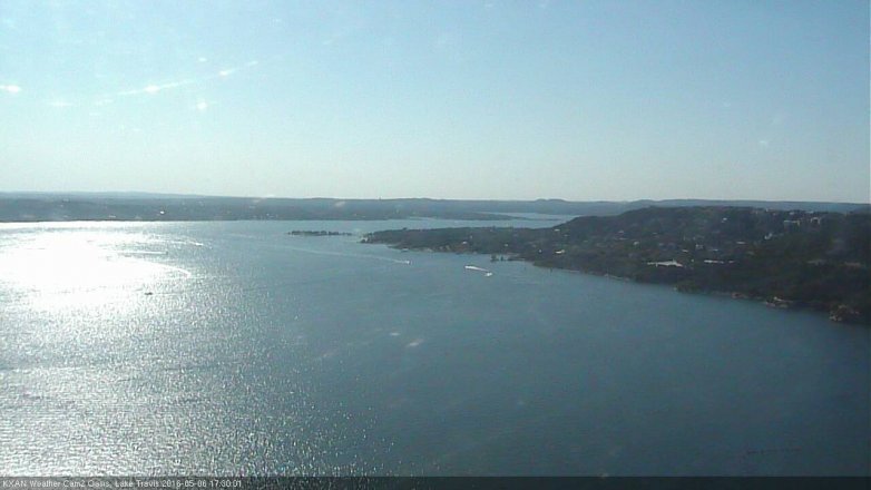 Lake Travis webcam, May 6, 2016 5:05 PM CT