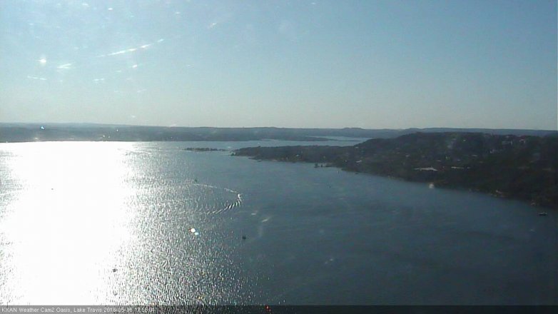 Lake Travis webcam, May 6, 2016 5:15 PM CT
