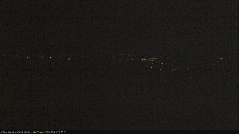 Lake Travis webcam, May 6, 2016 9:10 PM CT