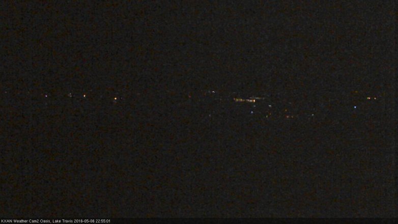 Lake Travis webcam, May 6, 2016 10:15 PM CT