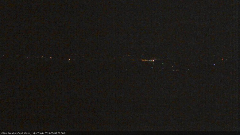 Lake Travis webcam, May 6, 2016 10:25 PM CT