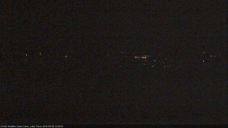 Lake Travis webcam, May 6, 2016 10:45 PM CT