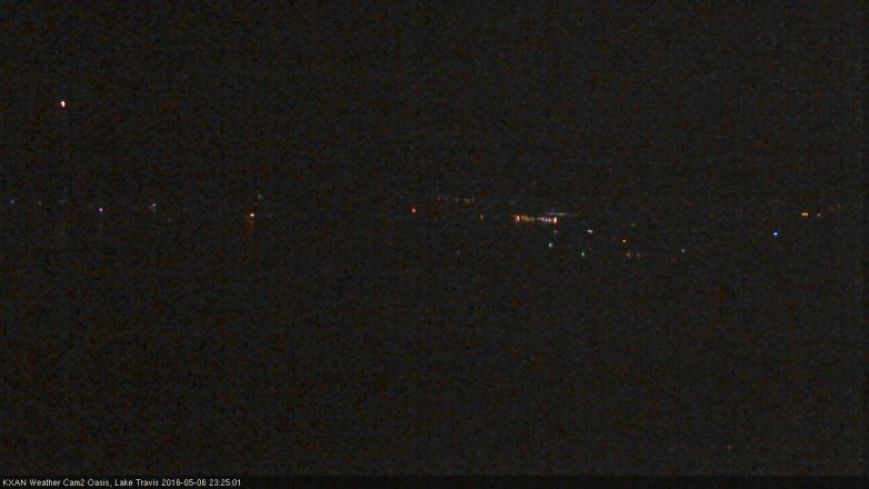Lake Travis webcam, May 6, 2016 10:55 PM CT