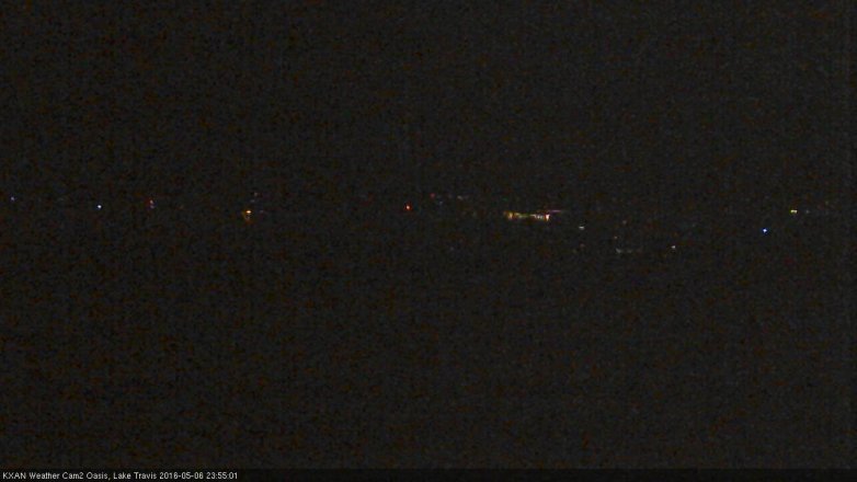 Lake Travis webcam, May 6, 2016 11:10 PM CT