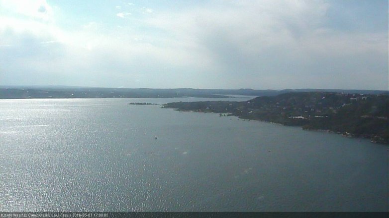 Lake Travis webcam, May 7, 2016 4:35 PM CT