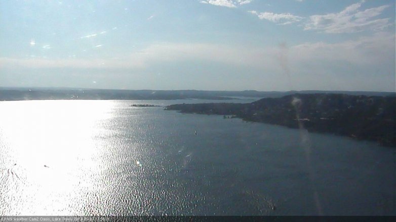 Lake Travis webcam, May 7, 2016 5:25 PM CT
