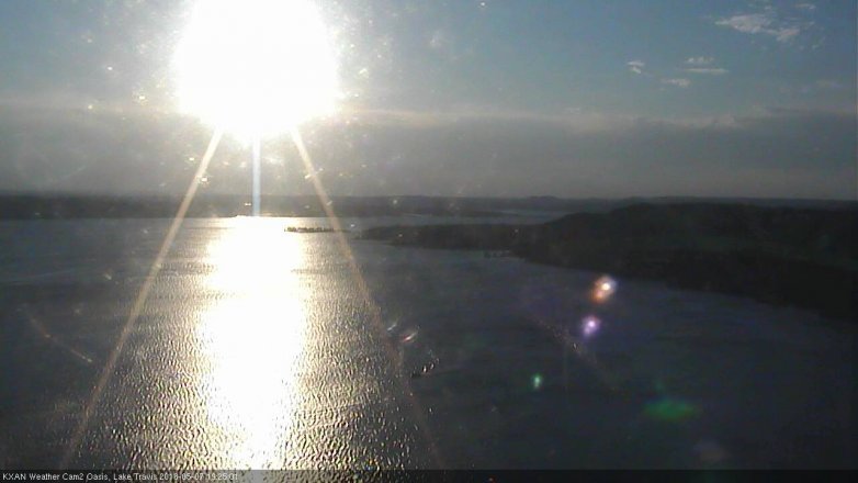 Lake Travis webcam, May 7, 2016 6:45 PM CT