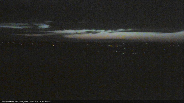 Lake Travis webcam, May 7, 2016 8:15 PM CT