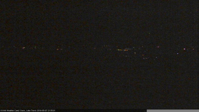 Lake Travis webcam, May 7, 2016 9:10 PM CT