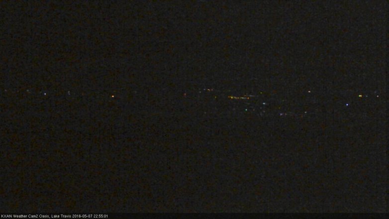 Lake Travis webcam, May 7, 2016 10:10 PM CT